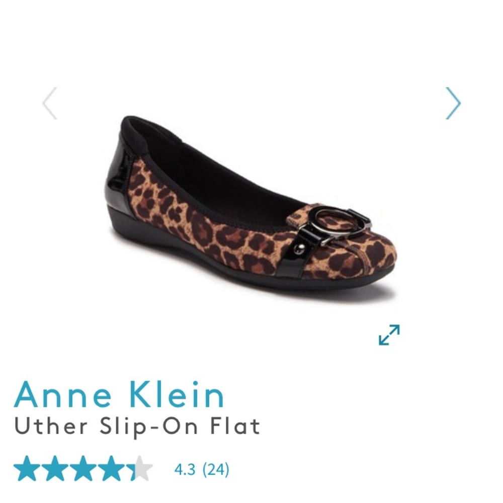 Leopard print flats